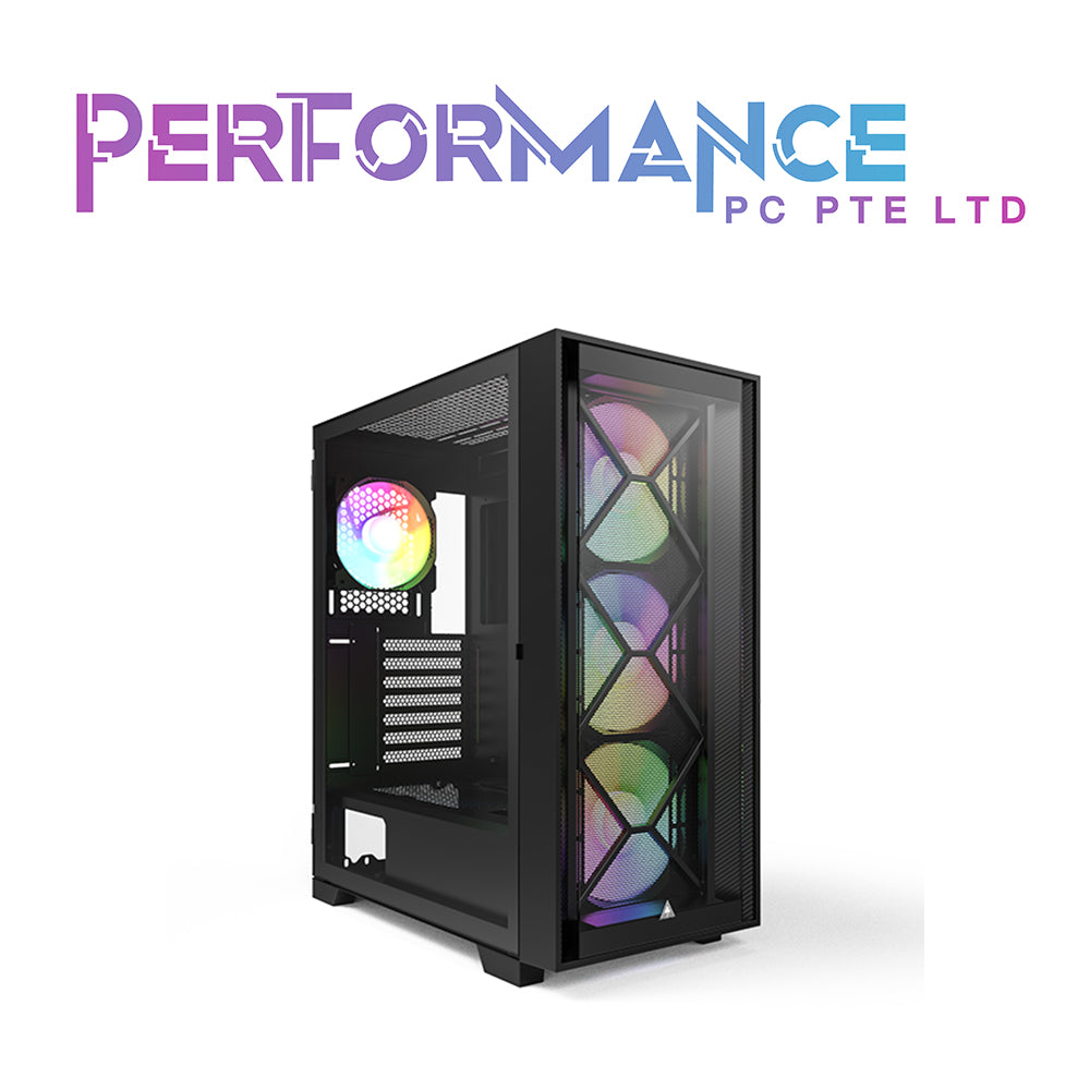 MONTECH AIR 1000 PREMIUM ARGB ATX BLACK/WHITE CASE (1 Year Warranty By Tech Dynamic Pte Ltd)