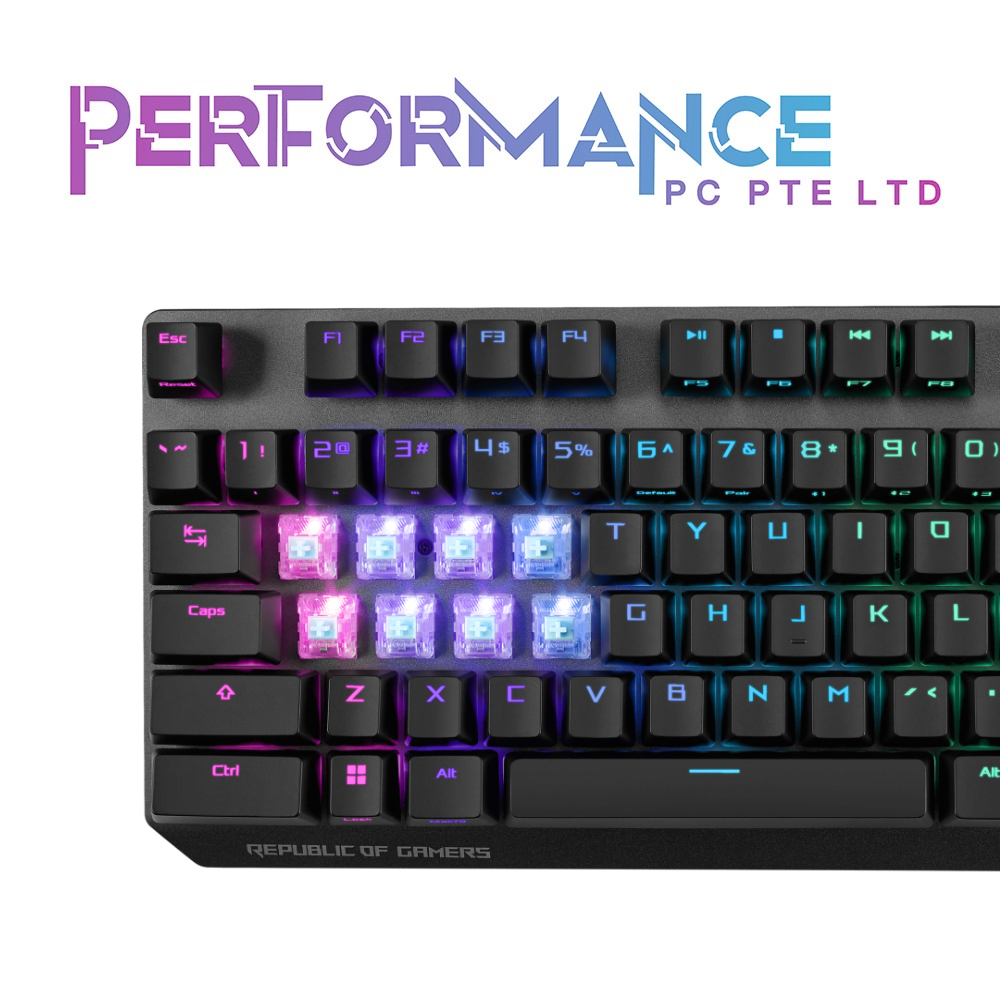 ASUS ROG STRIX SCOPE DELUXE NX SWITCHES WIRELESS KEYBOARD (2 YEARS WARRANTY BY BAN LEONG TECHNOLOGIES PTE LTD)