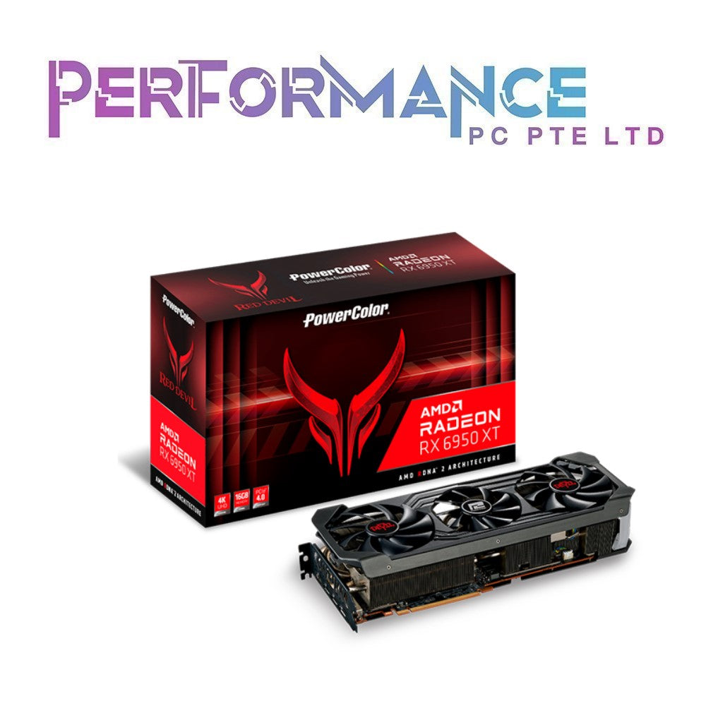 Powercolor Red Devil AMD Radeon RX 6950 XT RX6950XT RX6950 XT RX 6950XT 16GB GDDR6 (3 YEARS WARRANTY BY BAN LEONG TECHNOLOGIES PTE LTD)