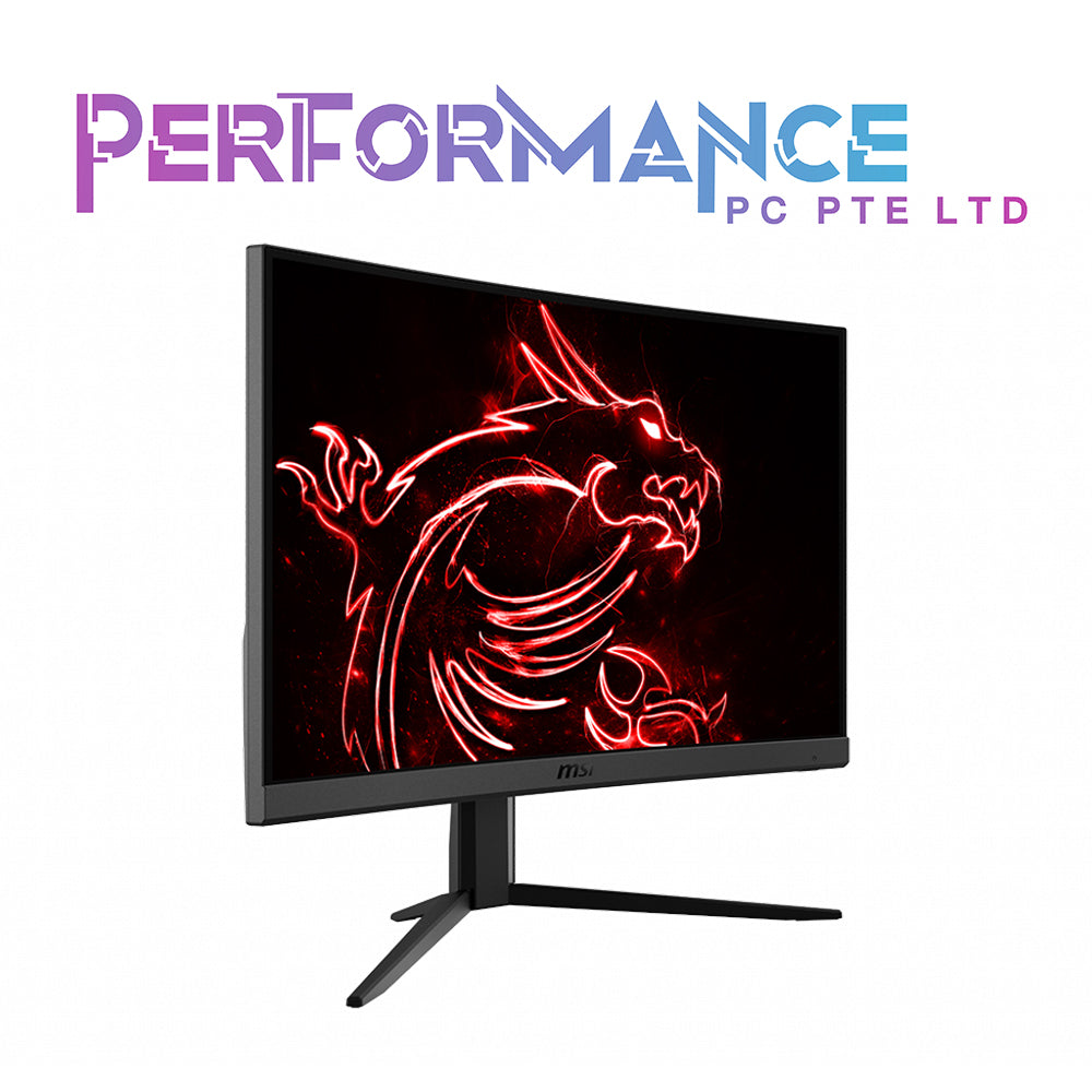 MSI Optix G24C4 1920 x 1080 1ms 144Hz AMD FreeSync Anti-Flicker Low Blue Light Frameless Design Anti-Glare Backit LED Curved Gaming Monitor (3 YEARS WARRANTY BY CORBELL TECHNOLOGY PTE LTD)