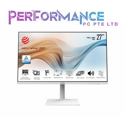 MSI Modern MD271PW Full FHD Anti-Glare 5ms 1920 x 1080 IPS 75Hz Refresh Rate FHD Ready USB/DP/HDMI Smart Headset Hanger FreeSync 27” Monitor (3 YEARS WARRANTY BY CORBELL TECHNOLOGY PTE LTD)