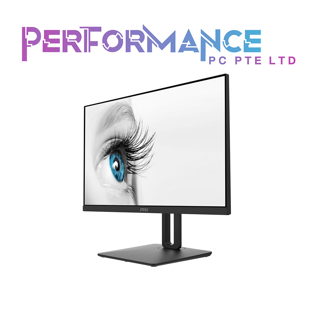 MSI PRO MP242P IPS Monitor - 24 Inch (60.45 cm), Full HD, HDMI, VGA, Adjustable Stand, Anti-Glare, Anti-Flicker, Less Blue Light TÜV Certified, VESA Mount, Speakers (3 YEARS WARRANTY BY CORBELL TECHNOLOGY PTE LTD)