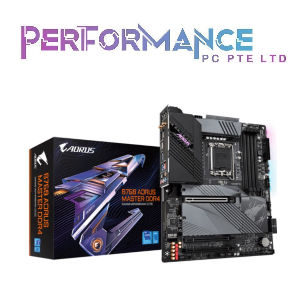 Gigabyte B760 AORUS MASTER DDR4 ATX Motherboard (3 YEARS WARRANTY BY CDL TRADING PTE LTD)