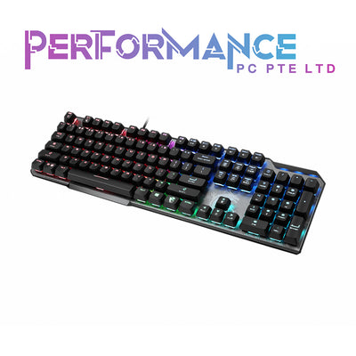 MSI Vigor GK50 Elite LL US Mechanical Gaming Keyboard, Clicky Kailh Box White Switches, RGB Mystic Light (1 YEAR WARRANTY BY CORBELL TECHNOLOGY PTE LTD)