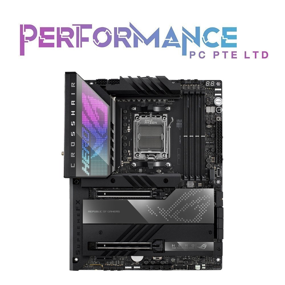 ASUS ROG CROSSHAIR X670E HERO Motherboard X670 E X 6 7 0 E AMD Socket AM5 for AMD Ryzen 7000 Series Desktop Processors(3 YEARS WARRANTY BY AVERTEK ENTERPRISES PTE LTD)