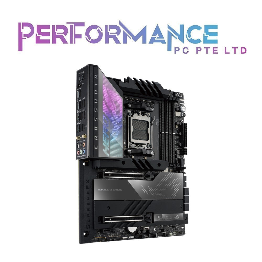 ASUS ROG CROSSHAIR X670E HERO Motherboard X670 E X 6 7 0 E AMD Socket AM5 for AMD Ryzen 7000 Series Desktop Processors(3 YEARS WARRANTY BY AVERTEK ENTERPRISES PTE LTD)