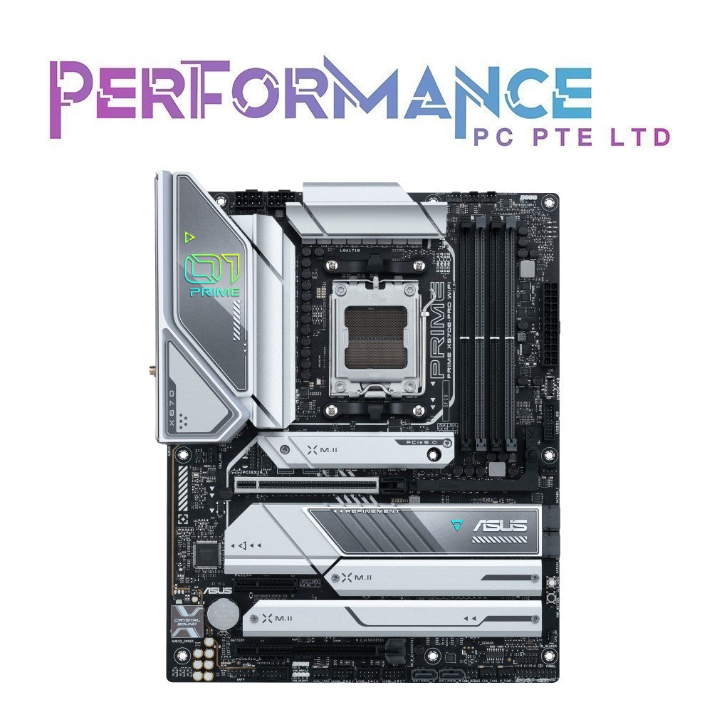 Asus PRIME X670E-PRO X670E PRO WIFI-CSM Motherboard (3 YEARS WARRANTY BY AVERTEK ENTERPRISES PTE LTD)