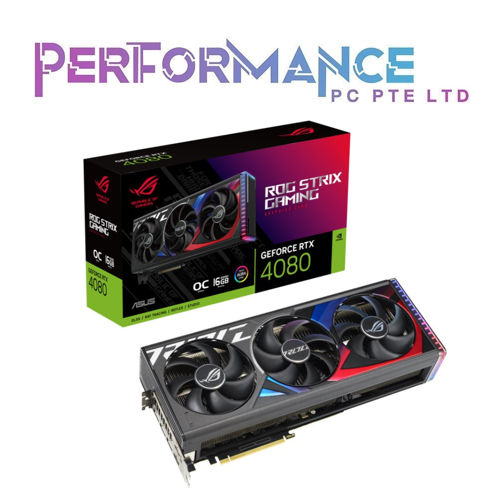 Asus ROG Strix GeForce RTX 4080 RTX4080 16GB GDDR6X OC Edition White / Black (3 YEARS WARRANTY BY BAN LEONG TECHNOLOGIES PTE LTD)