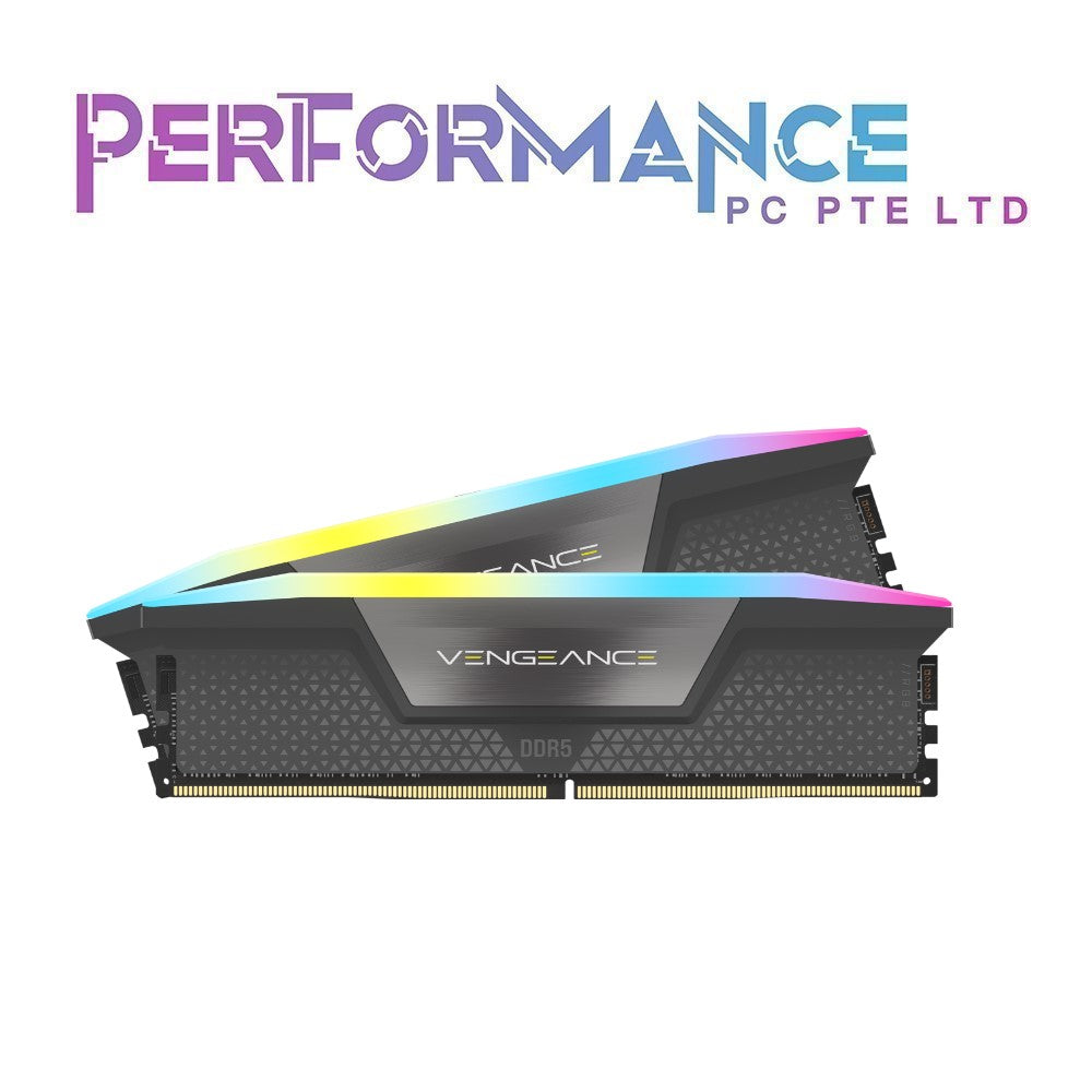 Corsair Vengeance RGB DDR5 5200 C40 1.25V Optimized for AMD (LIMITED LIFETIME WARRANTY BY CONVERGENT SYSTEMS PTE LTD)