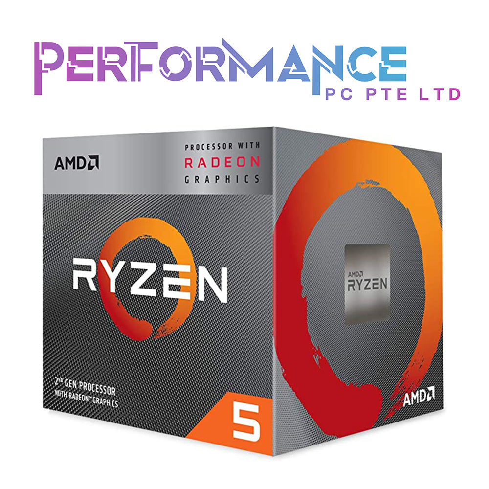 AMD Ryzen 5 3400G with Wraith Spire cooler/Radeon RX Graphics 3.7GHz 4 cores/8 threads 65W (3 YEARS WARRANTY BY CORBELL TECHNOLOGY PTE LTD)