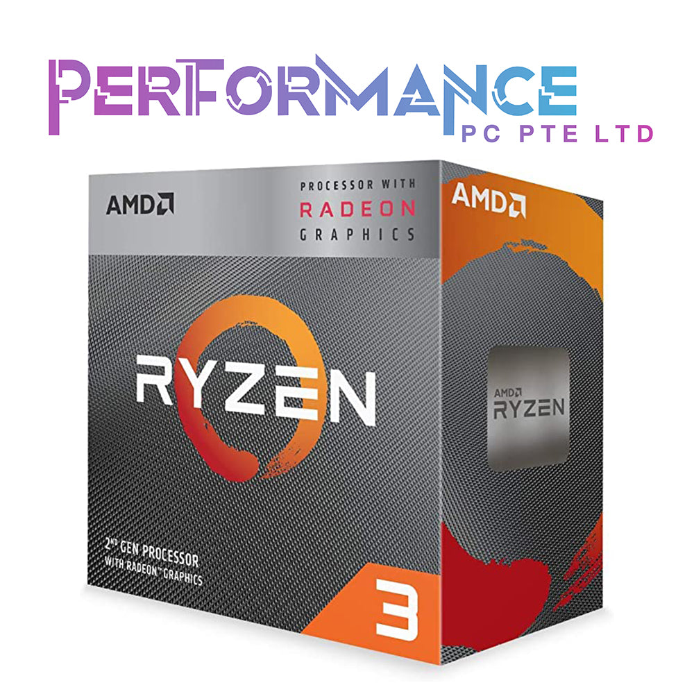 AMD Ryzen 3 3200G 4-Core Unlocked Desktop Processor with Radeon Graphics and Wraith Stealth Cooler (3 YEARS WARRANTY BY CORBELL TECHNOLOGY PTE LTD)