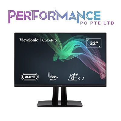 Viewsonic VP3256-4K ColorPro 32" 4K UHD Pantone Validated Resp. Time 5ms Refresh Rate 60hz (3 YEARS WARRANTY BY KAIRA TECHOLOGY PTE LTD)