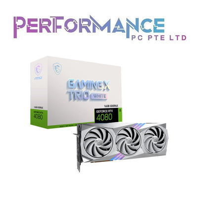 MSI GeForce RTX4080 RTX 4080 16GB GDDR6X GAMING X TRIO WHITE (3 YEARS WARRANTY BY CORBELL TECHNOLOGIES PTE LTD)