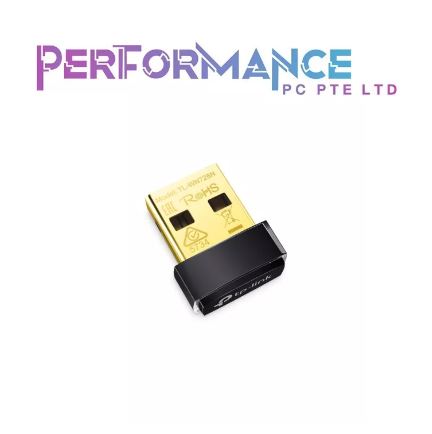 TP-Link TL-WN725N 150Mbps Wireless N Nano USB Adapter, Black (3 YEARS WARRANTY BY BAN LEONG TECHNOLOGIES PTE LTD)