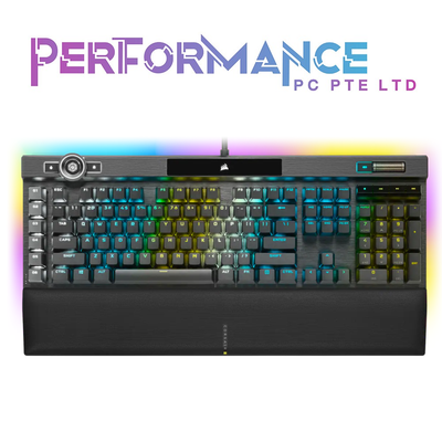 CORSAIR K100 RGB Optical-Mechanical Gaming Keyboard - Corsair OPX Keyswitches MIDNIGHT GOLD/BLACK (2 YEARS WARRANTY BY CONVERGENT SYSTEMS PTE LTD)