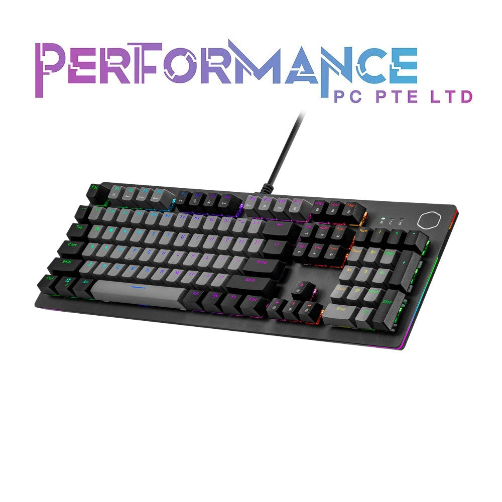 COOLERMASTER CK352 RGB MECHANICAL KEYBOARD RED/BLUE/BROWN (2 YEARS WARRANTY BY BAN LEONG TECHNOLOGIES PTE LTD)