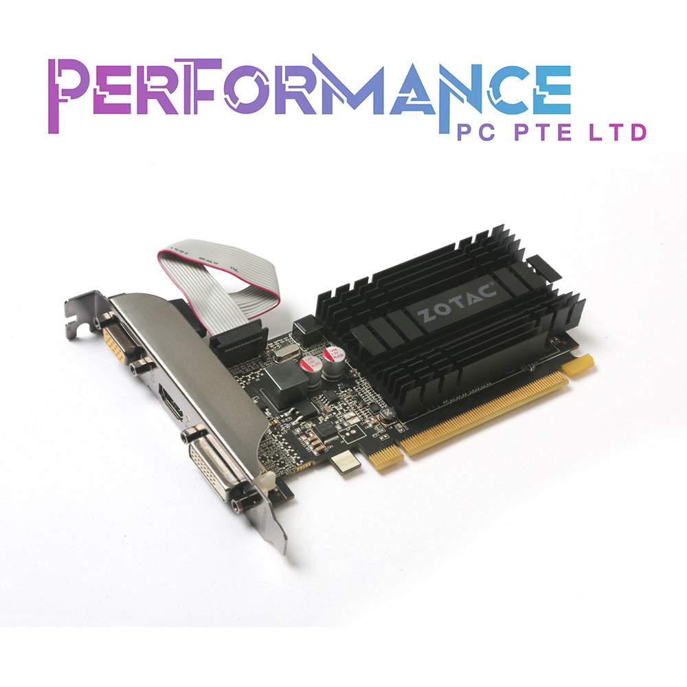 ZOTAC GT 710 2GB DDR3 (3+2 YEARS WARRANTY BY TECH DYNAMIC PTE LTD)