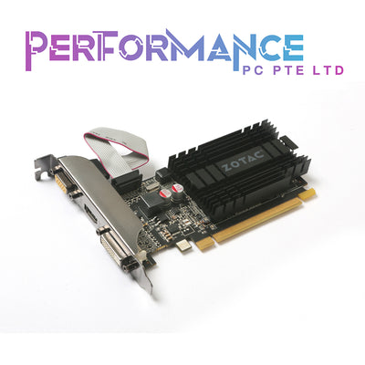 ZOTAC GT 710 2GB DDR3 3(+2 YEARS WARRANTY BY TECH DYNAMIC PTE LTD)