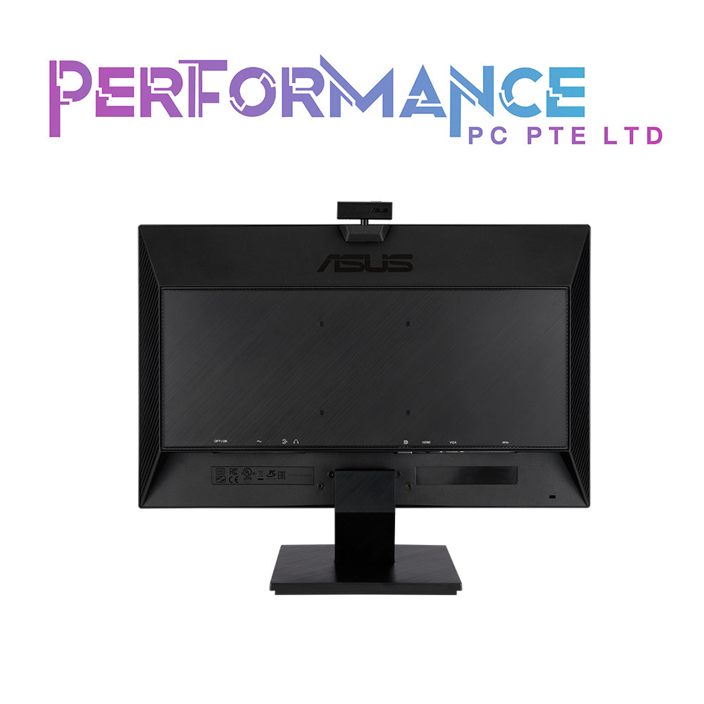 ASUS BE24EQK Business Monitor – 23.8 inch, Full HD, IPS, Frameless, Full HD Webcam, Mic Array, Flicker free, Low Blue Light, HDMI