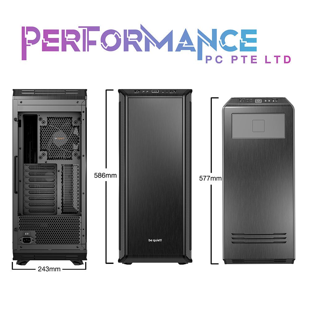 be quiet! Dark Base Pro 900 rev.2 TG Full ATX, 8PCIE Slots, Solid Side Panel, 3x 14cm Silent Wings, CASE (3 Years Warranty By Tech Dynamic Pte Ltd)