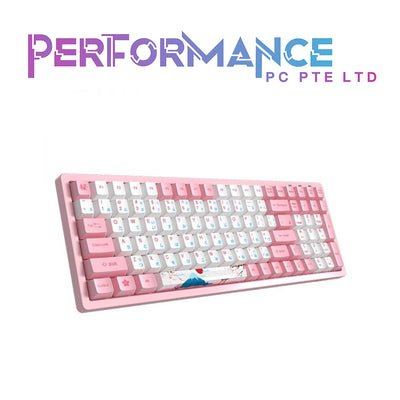 AKKO Keyboard 3096 - World Tour Tokyo R2 (Gateron Linear Switches) Yellow/Pink (1 YEAR WARRANTY BY TECH DYNAMIC PTE LTD)