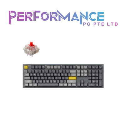 KEYCHRON Q6 Swappable RGB Backlight Red/Brown Switch - Grey/Black (1 YEAR WARRANTY BY TECH DYNAMIC PTE LTD)