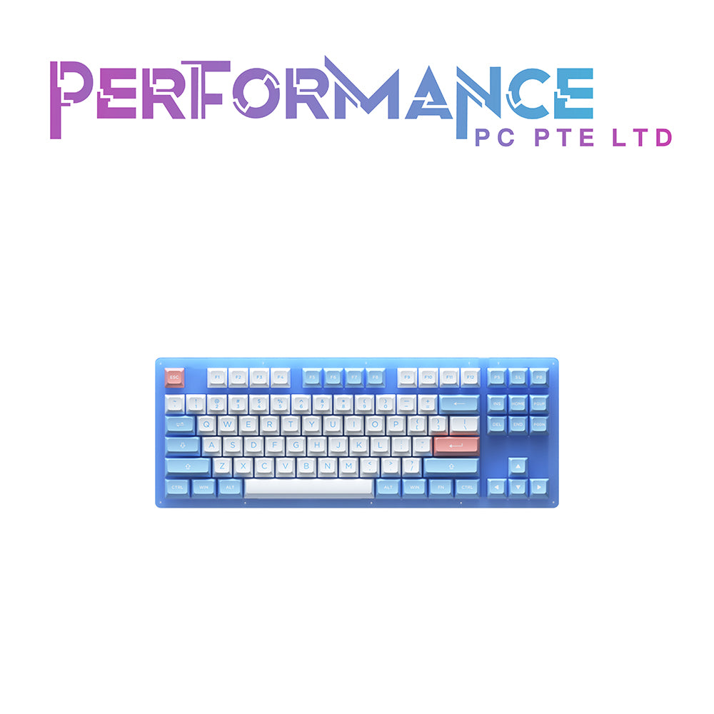 AKKO Keyboard RGB Hotswap - ACR87 Combo CS Jelly White/Black/Pink/Blue AKKO Keyboard (1 YEAR WARRANTY BY TECH DYNAMIC PTE LTD)