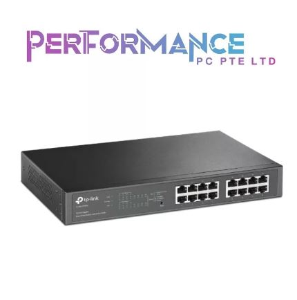 TP-Link TL-SG1016PE, 16 Port Gigabit PoE Switch , Easy Smart Managed , 8 PoE+ Ports 150W , Plug & Play , Sturdy Metal w/ Shielded Ports , QoS, Vlan, IGMP & LAG (3 YEARS WARRANTY BY BAN LEONG TECHNOLOGIES PTE LTD)