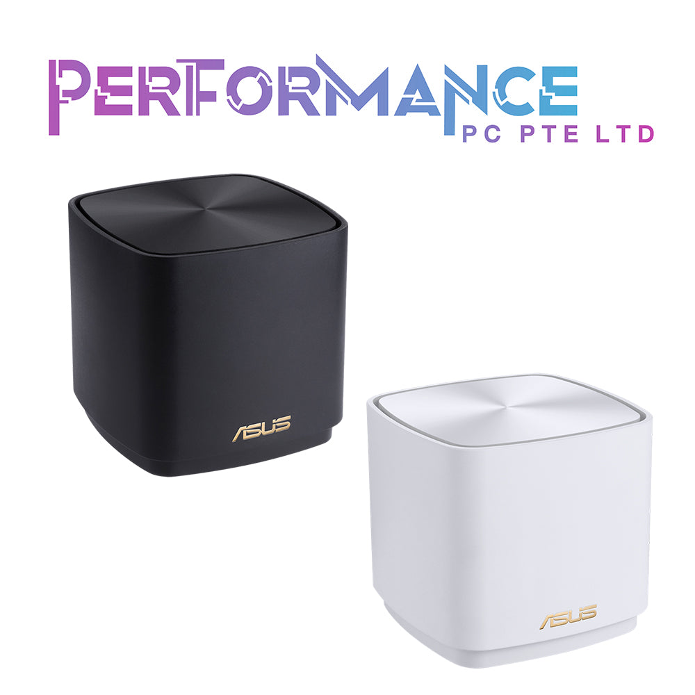 ASUS ZenWiFi AX Mini (XD4) AX1800 Dual-Band Mesh WiFi 6 System / Choice of Black or White / Networking / Wireless Network / Wireless AX / AiMesh / AiProtection, Parent Control 1Pacl/2Pack/3Pack (3 YEARS WARRANTY BY AVERTEK ENTERPRISES PTE LTD)