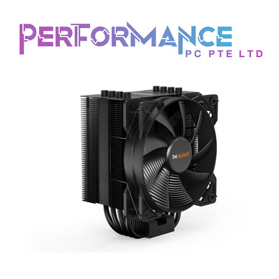 be quiet! Pure Rock 2 Black ,4x6mm heatpipes, Pure Wings 12cm x 1 (LGA 1700 Compatible) CPU AIR COOLER (3 Years Warranty By Tech Dynamic Pte Ltd)