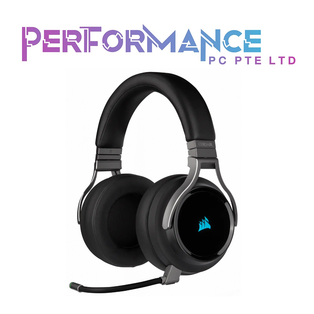 CORSAIR Gaming Virtuoso RGB Wireless High-Fidelity Gaming Headset - Carbon/Pearl/White (2 YEARS WARRANTY BY CONVERGENT SYSTEMS PTE LTD)