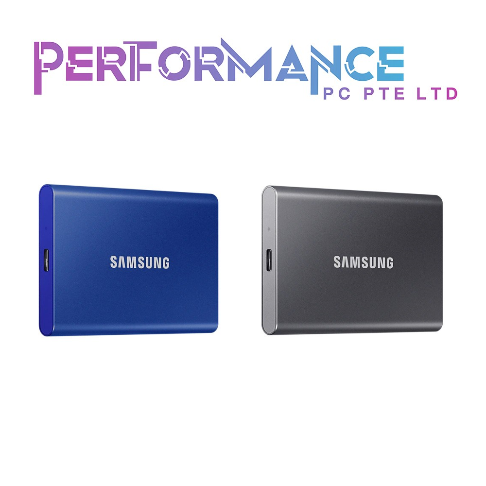 SAMSUNG Portable SSD T7 500GB/1TB/2TB (Titan Gray/Indigo Blue) (3 YEARS WARRANTY BY ETERNAL ASIA DISTRIBUTION PTE LTD)