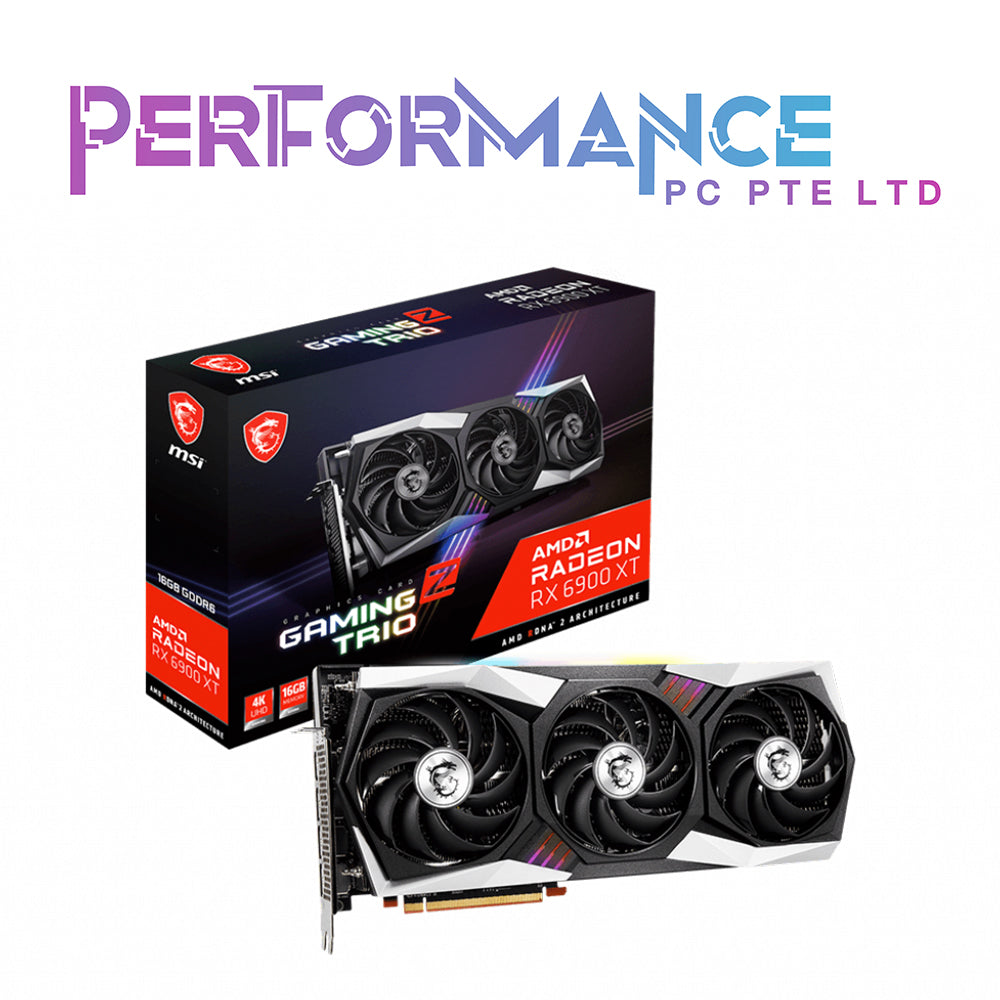 MSI AMD Radeon RX 6900 XT RX 6900XT RX6900XT GAMING Z TRIO 16G (3 YEARS WARRANTY BY CORBELL TECHNOLOGY PTE LTD)