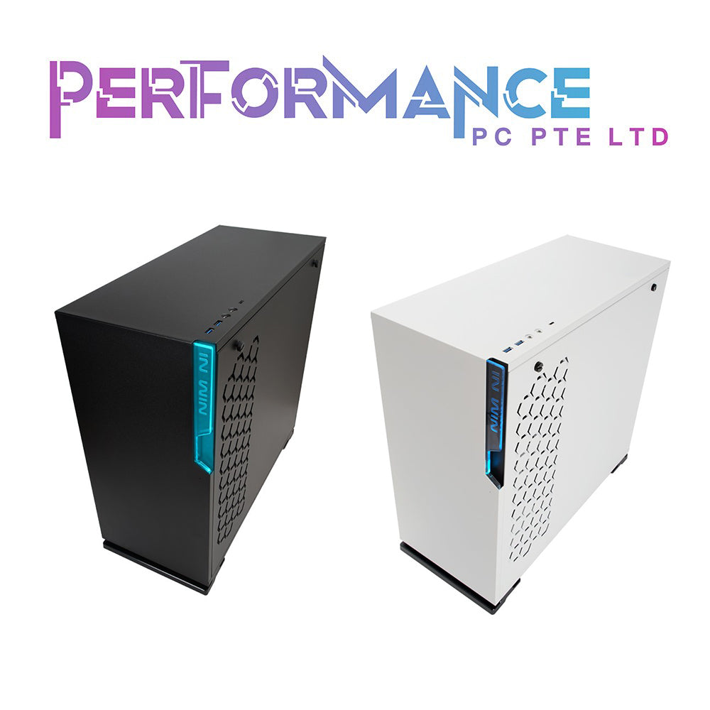 InWin 101C MidTower Black/White Chassis with Polaris RGB Fans (2 YEARS WARRANTY BY AVERTEK ENTERPRISES PTE LTD)