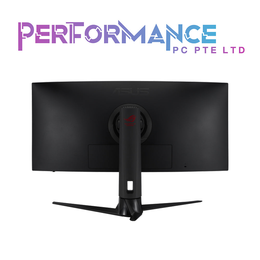 ASUS ROG Strix XG349C Gaming Monitor – 34 inch UWQHD (3440 x 1440), overclockable 180Hz, 1ms (GTG), Extreme Low Motion Blur Sync, USB Type-C, 135% sRGB, G-Sync compatible, DisplayHDR 400 (3 YEARS WARRANTY BY AVERTEK ENTERPRISES PTE LTD)