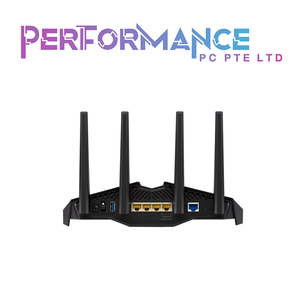 ASUS RT-AX82U AX5400 Dual Band WiFi 6 Gaming Router, PS5 compatible, Mobile Game Mode, ASUS AURA RGB, Lifetime Free Internet Security, Mesh WiFi support, Gear Accelerator, Gaming Port, Adaptive QoS, (3 YEARS WARRANTY BY AVERTEK ENTERPRISES PTE LTD)