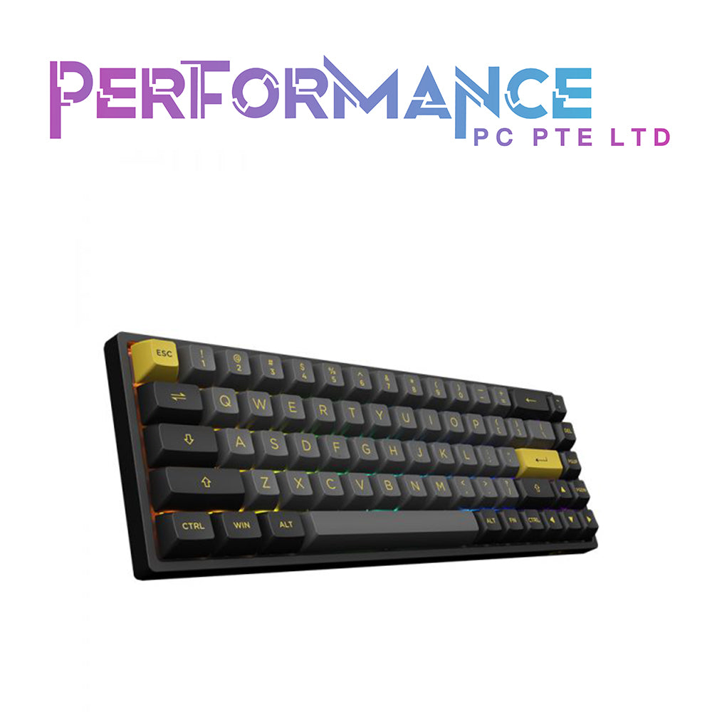 AKKO Keyboard 3068B - Black & Gold (1 YEAR WARRANTY BY TECH DYNAMIC PTE LTD)
