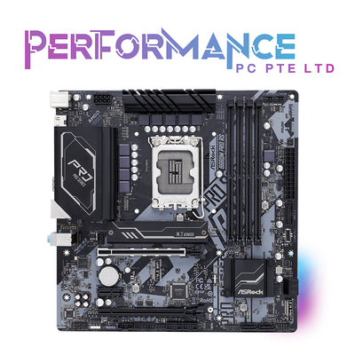 ASRock B660M PRO RS DDR4 (3 Years Warranty By Tech Dynamic Pte Ltd)