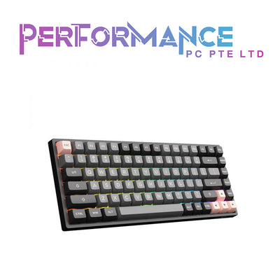 AKKO Keyboard 3084B Wireless - Black & Pink (Jelly Pink Linear)/(Jelly Purple Tactile)(1 YEAR WARRANTY BY TECH DYNAMIC PTE LTD)