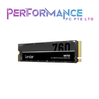 Lexar NM760 512GB/1TB GEN4 NVME M.2 SSD (5500MBs) (5 Years Warranty By Tech Dynamic Pte Ltd)