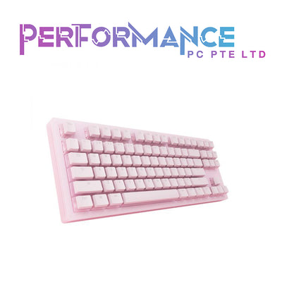 AKKO Keyboard 3087 RGB - Sakura Jelly (Gateron Yellow Linear) (1 YEAR WARRANTY BY TECH DYNAMIC PTE LTD)