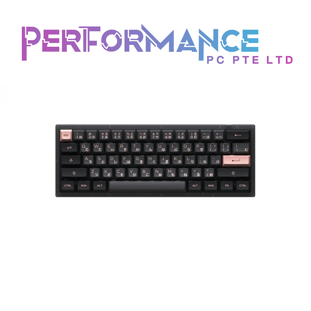 AKKO Keyboard ACR61 RGB Hotswap - (CS Jelly Black Linear switches) (1 YEAR WARRANTY BY TECH DYNAMIC PTE LTD)