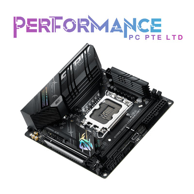 ASUS ROG Strix B660-I Gaming WiFi Intel LGA 1700 ITX gaming motherboard, 8+1 power stages, DDR5 support, PCIe 5.0, WiFi 6, 2.5 Gb LAN, two M.2 slots, one M.2 heatsink (3 YEARS WARRANTY BY AVERTEK ENTERPRISES PTE LTD)