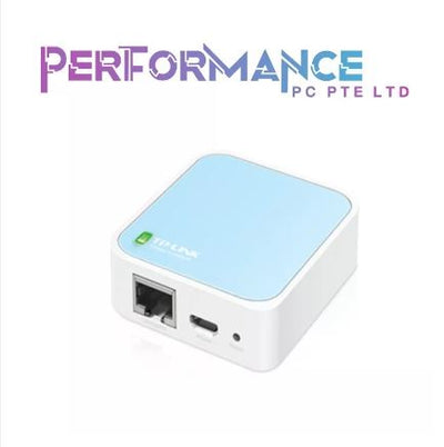 TP-Link N300 Wireless Portable Nano Travel Router(TL-WR802N) - WiFi Bridge/Range Extender/Access Point/Client Modes, Mobile in Pocket (3 YEARS WARRANTY BY BAN LEONG TECHNOLOGIES PTE LTD)