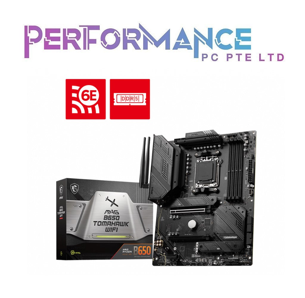 MSI MAG B650 TOMAHAWK WIFI DDR5 Motherboard (3 YEARS WARRANTY BY CORBELL TECHNOLOGY PTE LTD)