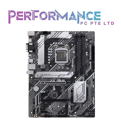 PRIME B560-PLUS B560 PLUS (LGA 1200) ATX motherboard with PCIe® 4.0, two M.2 slots, 8 power stages, Intel® 1 Gb Ethernet, DisplayPort, HDMI, D-Sub, USB 3.2 Gen 1 Type-C®, rear USB 3.2 Gen 2, Thunderbolt™ (3 YEARS WARRANTY BY AVERTEK ENTERPRISES PTE LTD)