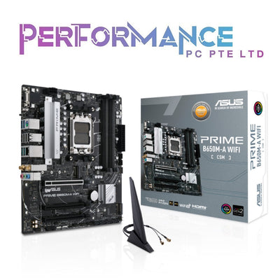 PRIME B650M-A WIFI-CSM DDR5, B650M A WIFI CSM PCIe 5.0 M.2 support (3 YEARS WARRANTY BY AVERTEK ENTERPRISES PTE LTD)