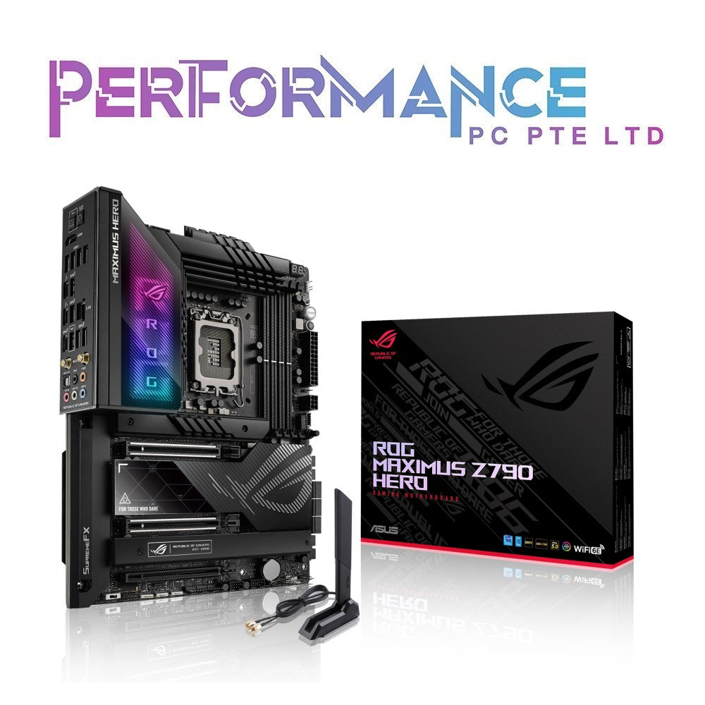 Asus ROG MAXIMUS Z790 HERO Gaming Motherboard (3 YEARS WARRANTY BY BAN LEONG TECHNOLOGIES PTE LTD)