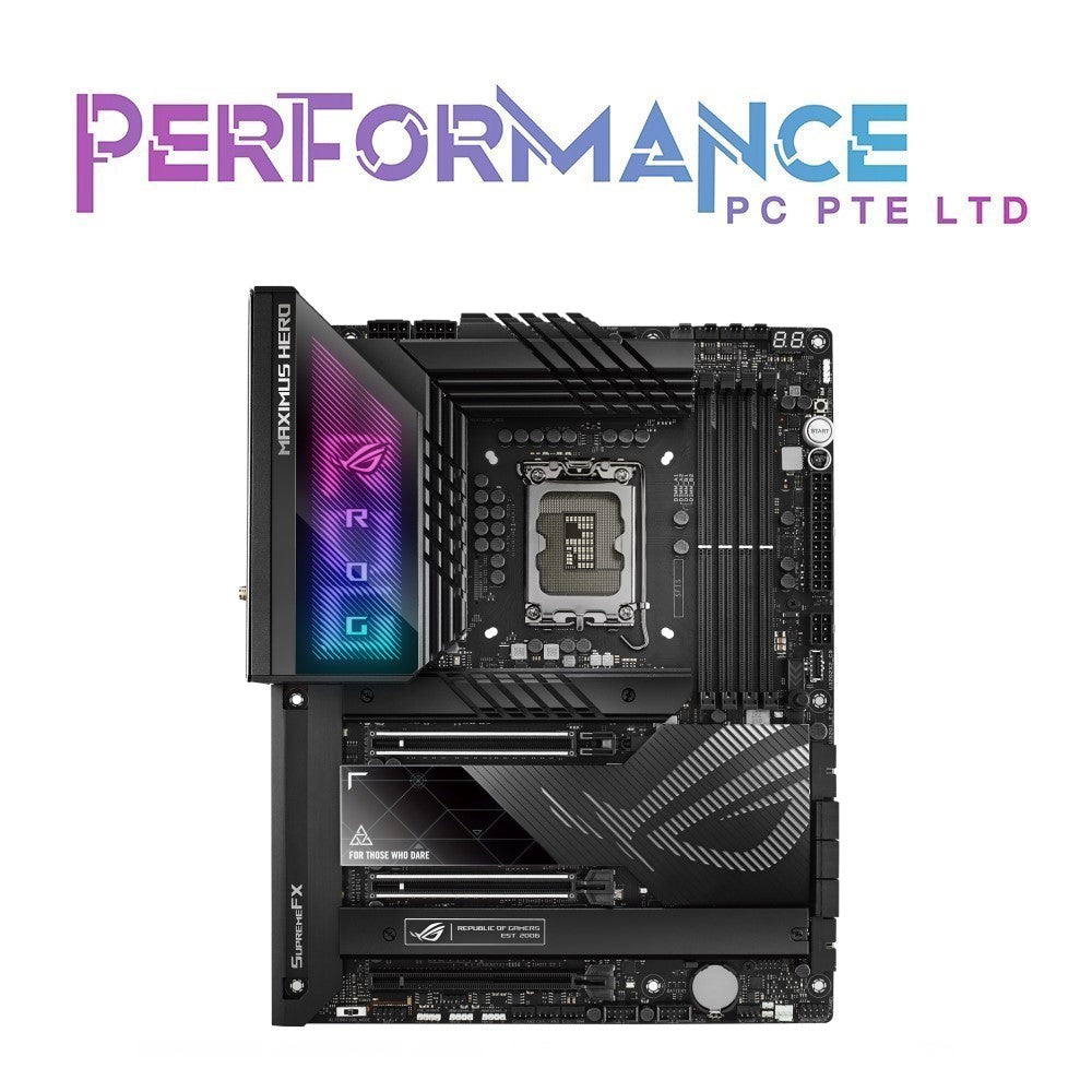 Asus ROG MAXIMUS Z790 HERO Gaming Motherboard (3 YEARS WARRANTY BY BAN LEONG TECHNOLOGIES PTE LTD)