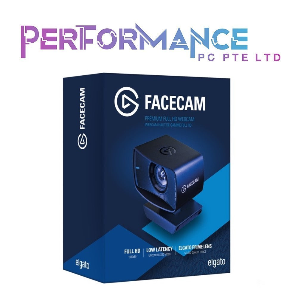 Elgato Facecam Full HD 1080p60 Low Latency Prime Lens USB-C